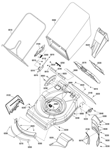 Part Location Diagram of 7301009ZYP Murray BAFFLE EXTENSION, 21